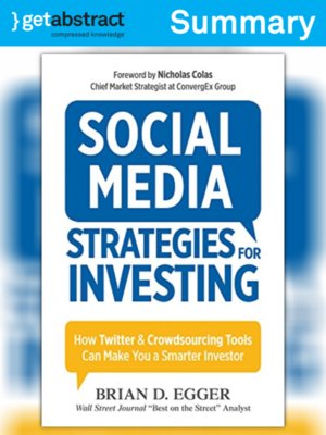 cover image of Social Media Strategies for Investing (Summary)